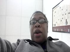 Big Titty Black Woman Showing Titties at Work Again